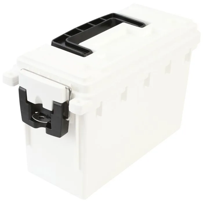 Marine Storage Box 11.5 Inch W x 7.25 Inch H White Plastic Lockable Tool Box product image