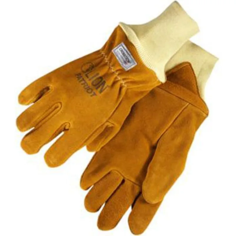 Patriot Premium Tan Split Leather Firemans Glove (S,M,L,XL,2XL) product image
