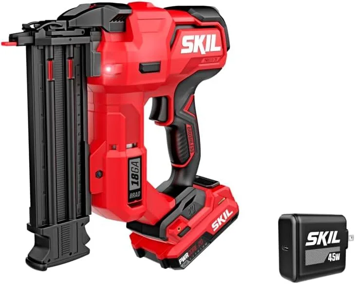 20 V Brushless 18 G Brad Nailer Kit incl 2.0Ah USB-C Battery and Charger product image