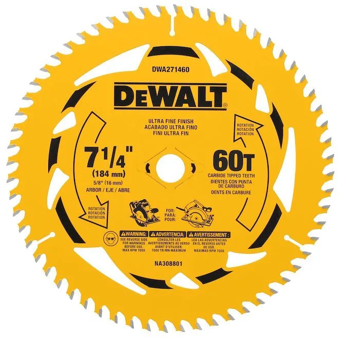 7 1/4 Inch Saw Blade 60T product image
