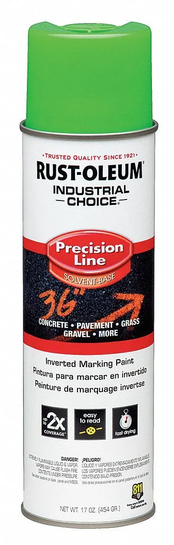 Oleum Fluorescent Green Industrial Choice Precision Line Marking Paint product image