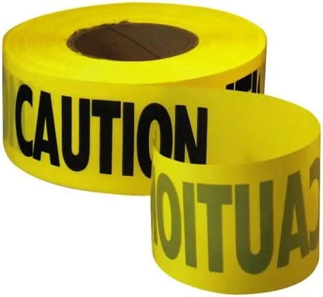 Level 3 Inch x 1000' Caution Barricade Tape Yellow product image