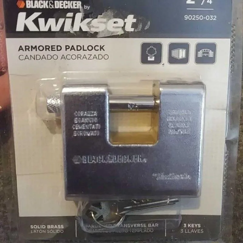 and Decker Stainless Steel Bar Lock Armoured CP 70mm product image