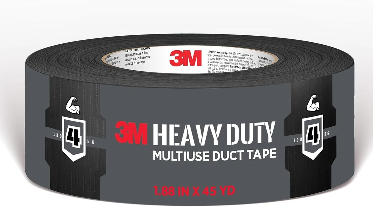 Heavy Duty Black Duct Tape 1.88in x 45yd product image