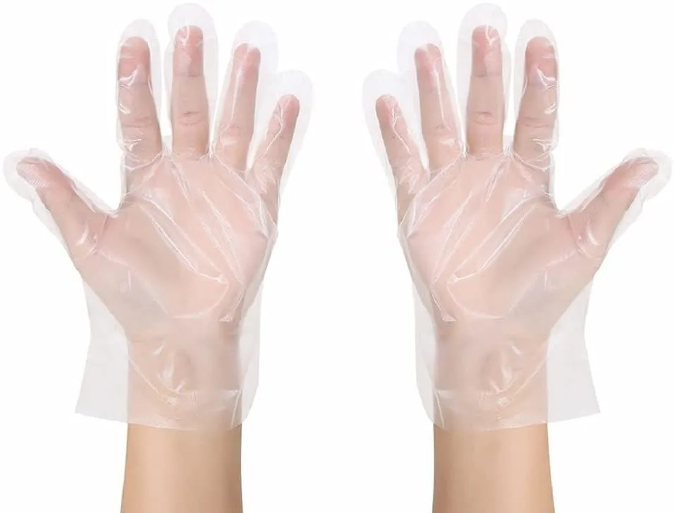 Poly Food Gloves Clear Poly Food Gloves - Large (500pcs) product image