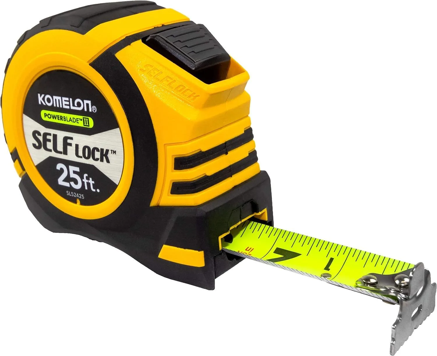 25' x 1.06 Inch Self-Lock Powerblade II Tape Measure, Yellow/Black product image