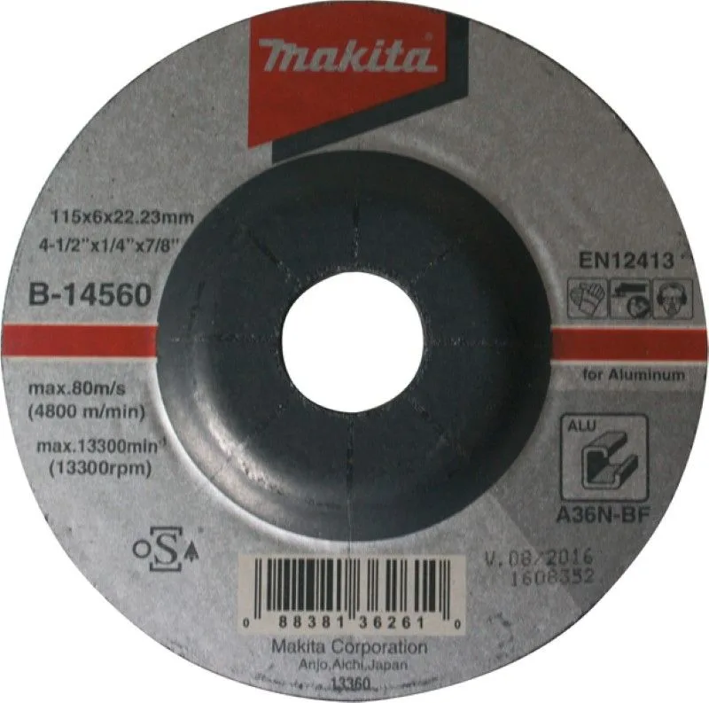 Grinding Disc 115x6x22.23 for Aluminum product image