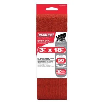 3 Inch x 18 Inch 120-Grit Sanding Belts (2pk) product image