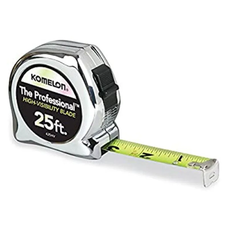 25 x 1 Stainless Steel Gripper Measuring Tape product image