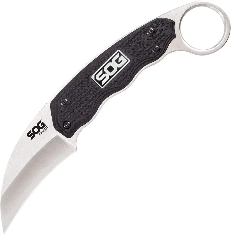 Gambit Sheepfoot Satin Green Handle Fixed Blade Knife product image