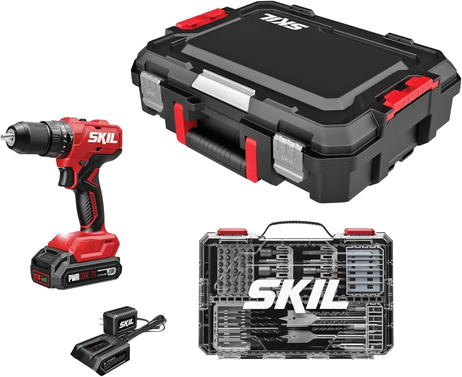 1/2 Inch 20V Brushless Hammer Drill Kit with 2.0Ah Battery & Charger product image