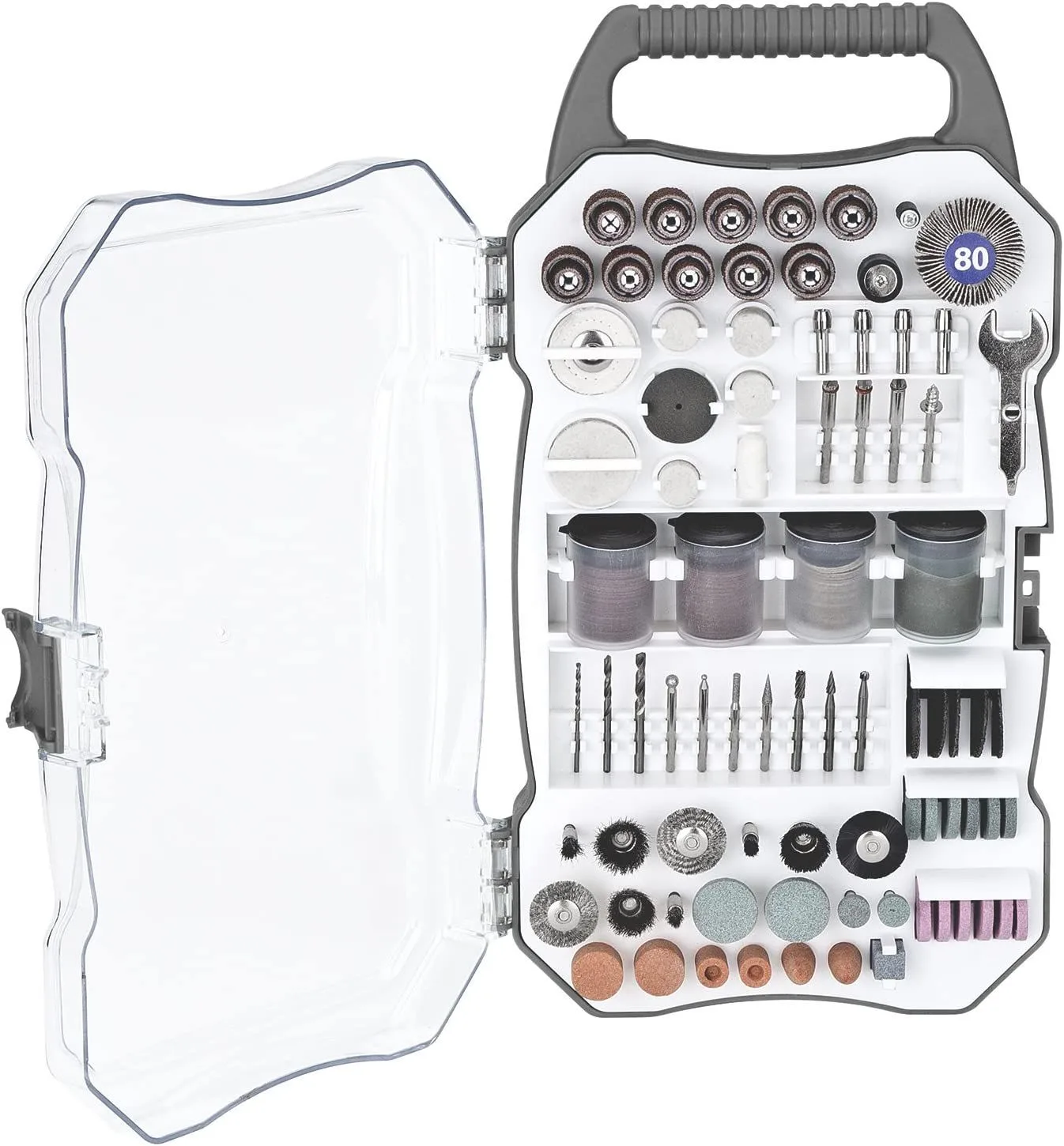 208pc Universal Rotary Tool Accessory Set with Durable Carry Case product image