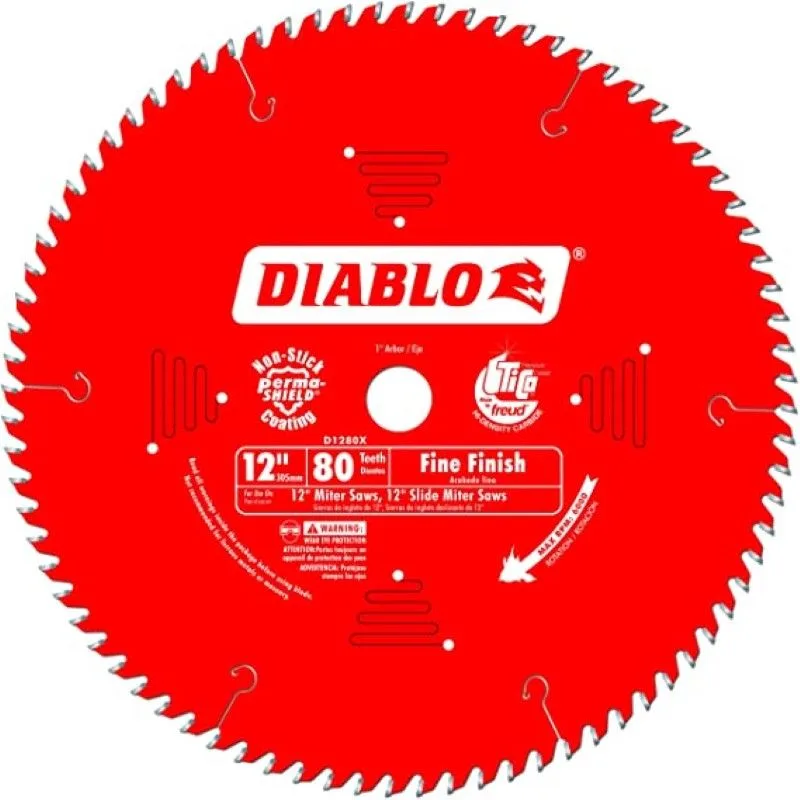 12 Inch x 80T Fine Finish Wood Blade product image