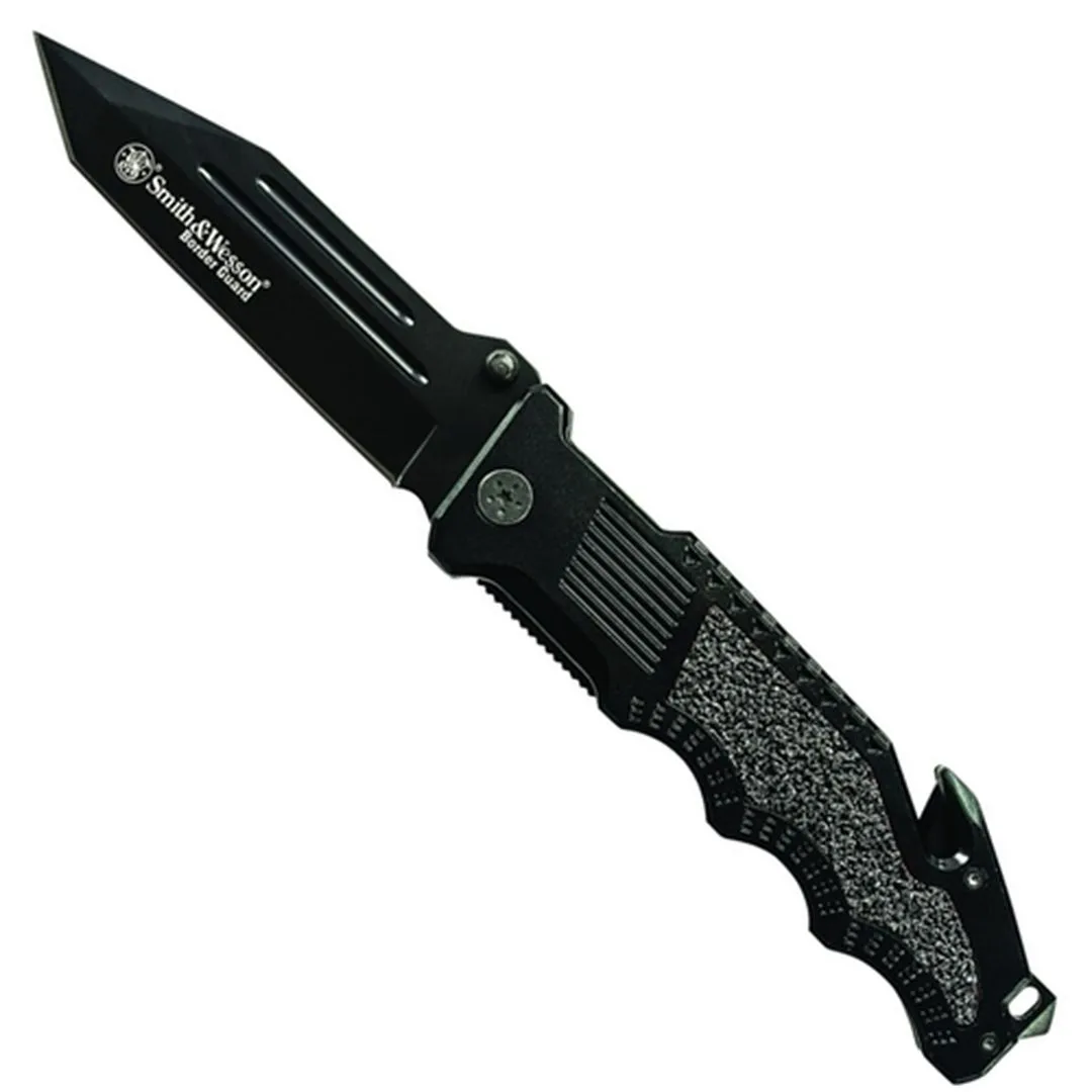 & Wesson Large Swat Assist All Black Knife product image