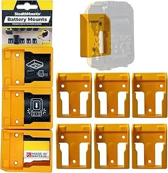 StealthMounts Battery Holder Compatible with DeWalt 20/60V Batteries product image