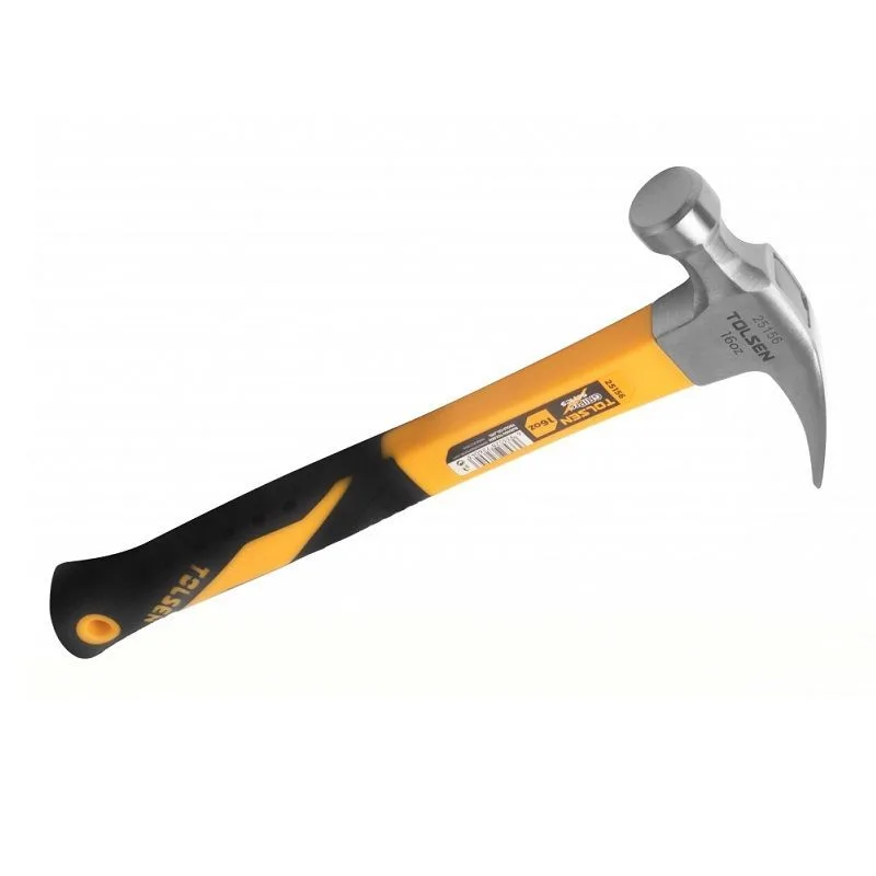 Claw hammer with curved tip 16oz GRIPro fiberglass handle product image