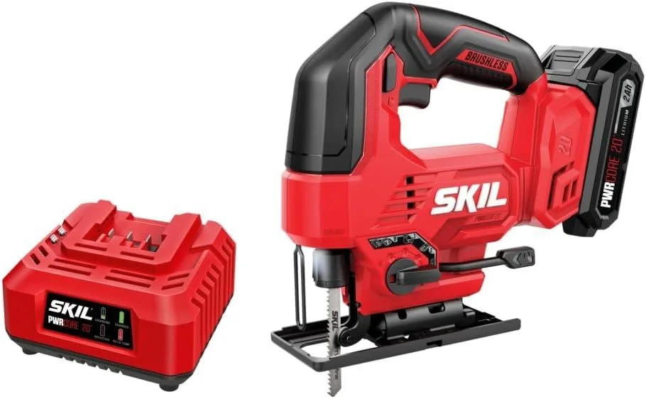 PWR CORE Brushless 20V Jig Saw Including 2.0Ah Battery and Charger- JS8290B product image