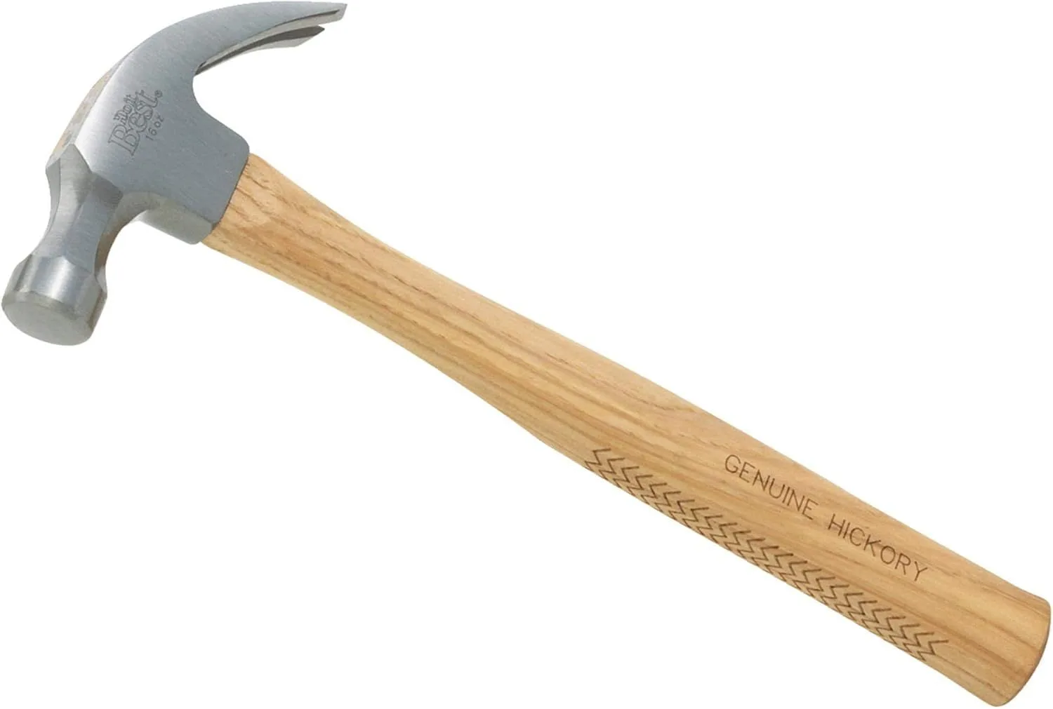 16 Oz. Smooth Do it Best 16 Oz. Smooth-Face Curved Claw Hammer with Hickory Handle product image