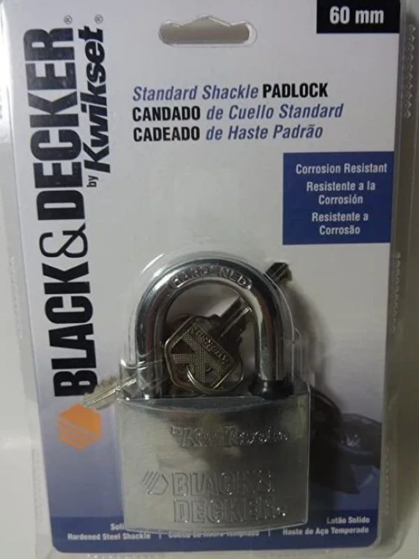 & Decker Black & Decker Marine 60mm Padlock product image