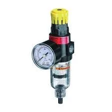 Flate Mini Plastic Filter/Regulator with Gauge 1/4 Inch NPT 150 psi product image