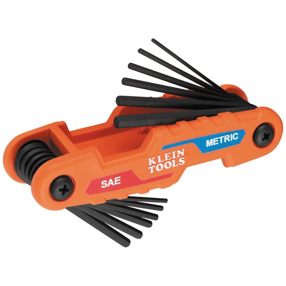 Compact Folding Hex Key Set SAE/MM - 12pc product image