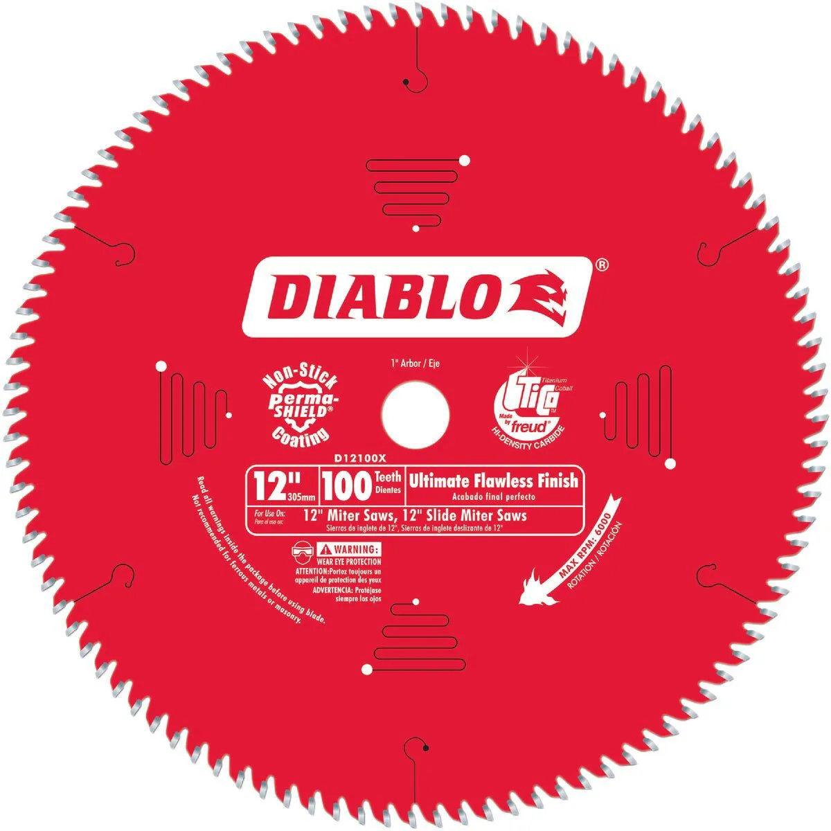 12 Inch 100-Teeth Flawless Finish Circular Saw Blade product image