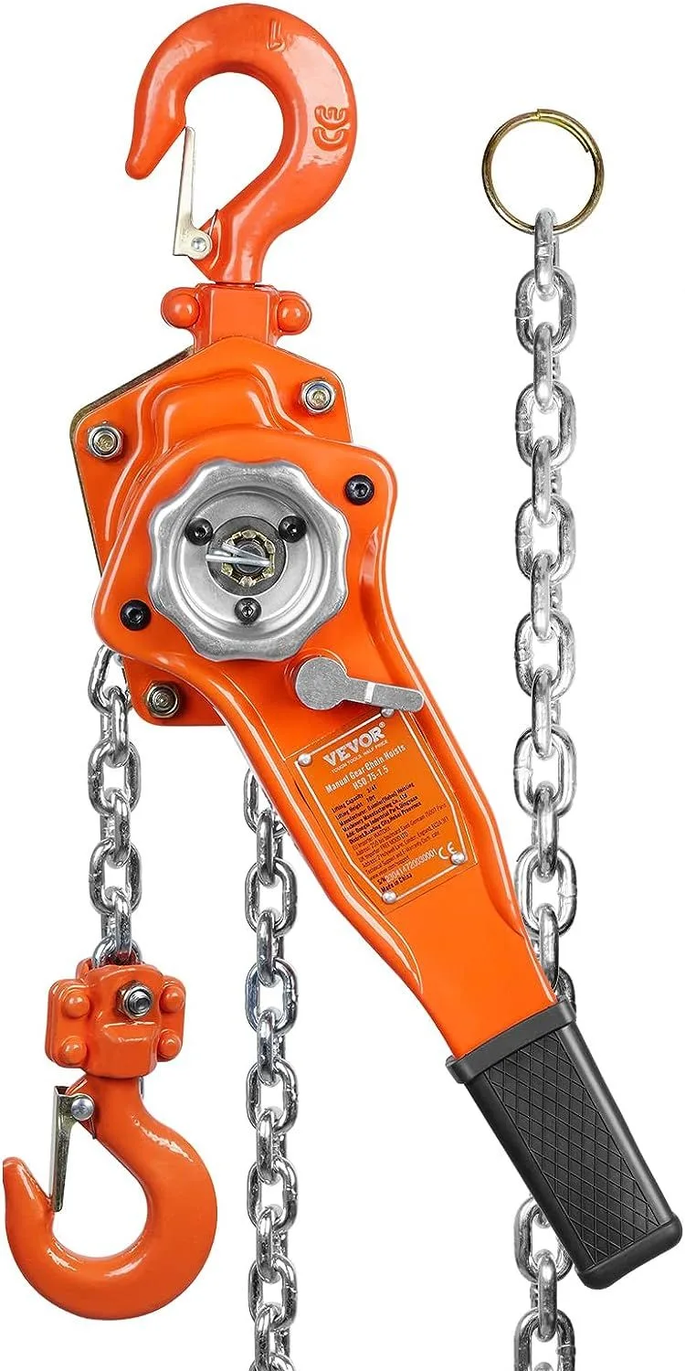 Manual Lever Chain Hoist 3/4 Ton 10FT Come Along 1650lbs product image
