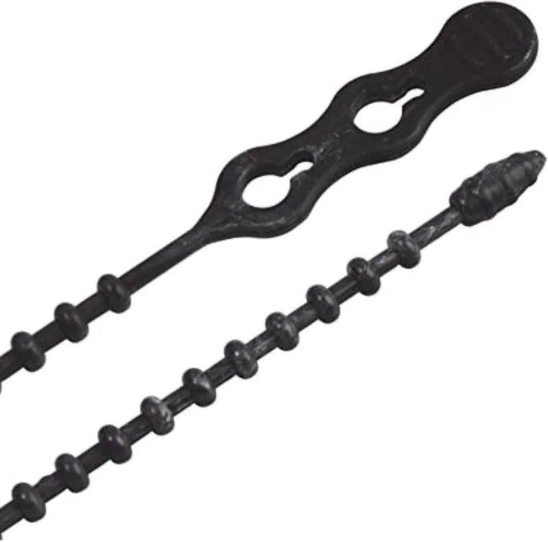 Beaded Black Cable Tie 8 Inch product image