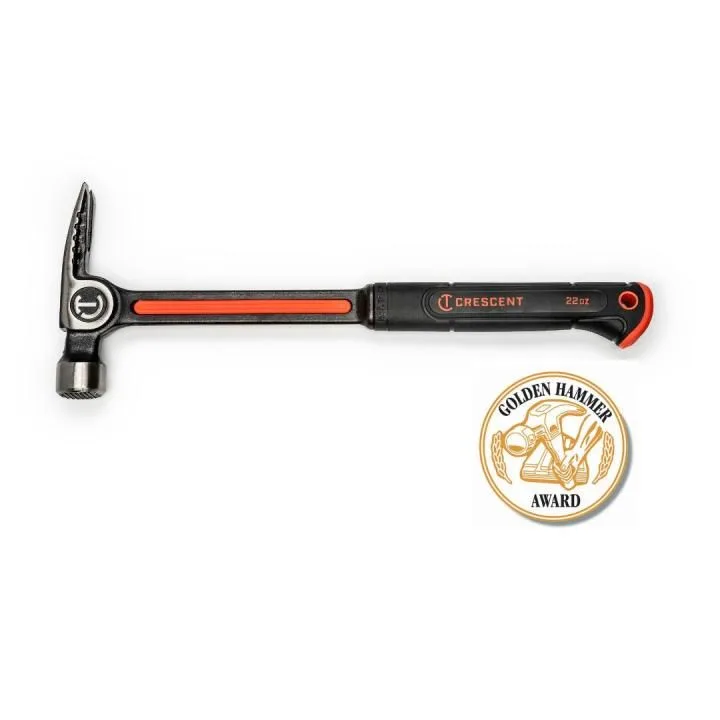 22oz Steel Milled Crescent 22oz Steel Milled-Face Framing Claw Hammer product image