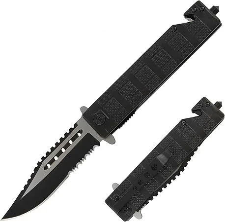 Assist Knife 8.5 Inch Clip Point Blade with Serration product image