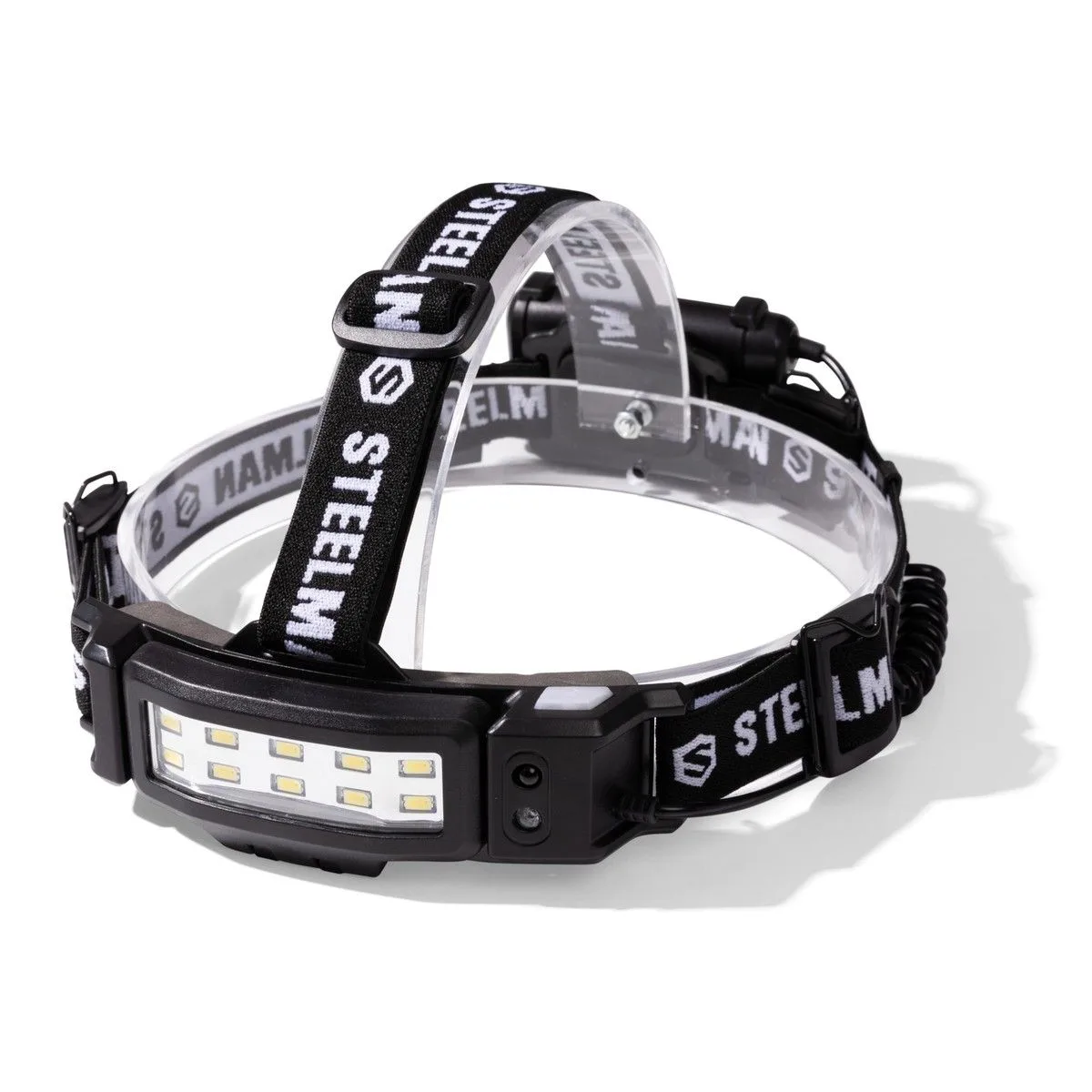 Pro Slim Profile LED Headlamp with Rear Flasher and 3 AA Batteries product image