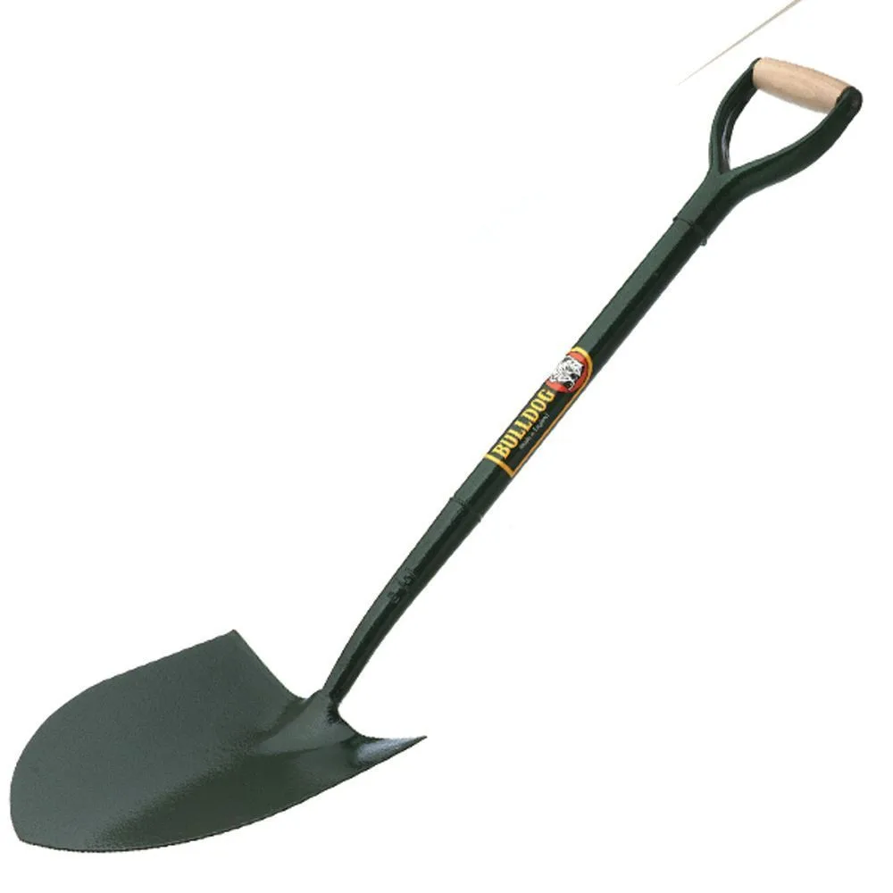 All Steel Round Mouth Shovel Green product image