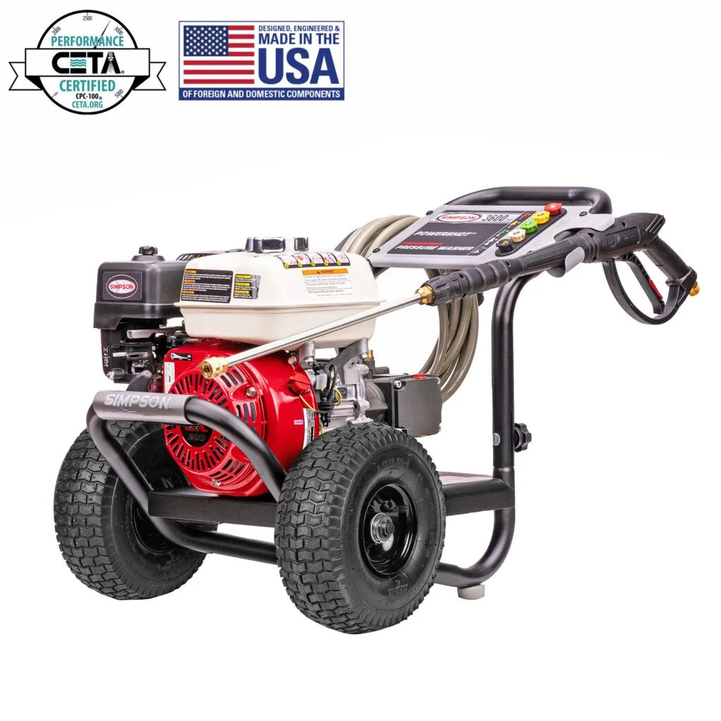 Power Shot 3600PSI 2.5GPM Honda GX200 with AAA Triplex Pump Pressure Washe product image