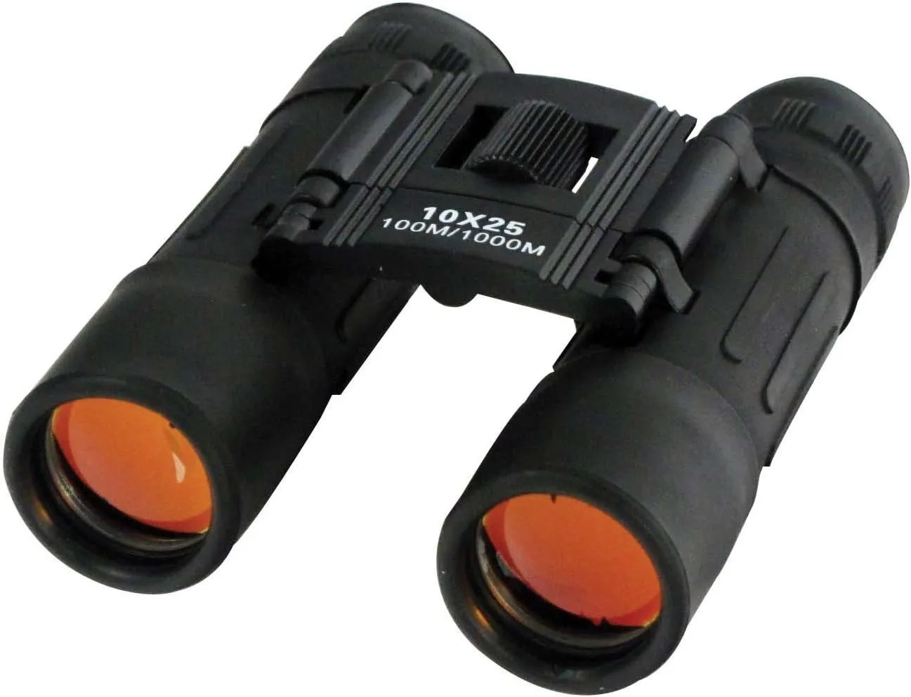 Black Rubberized Body Binoculars Ruby Coated Lens 10x Mag 25 mm Lens Dia product image