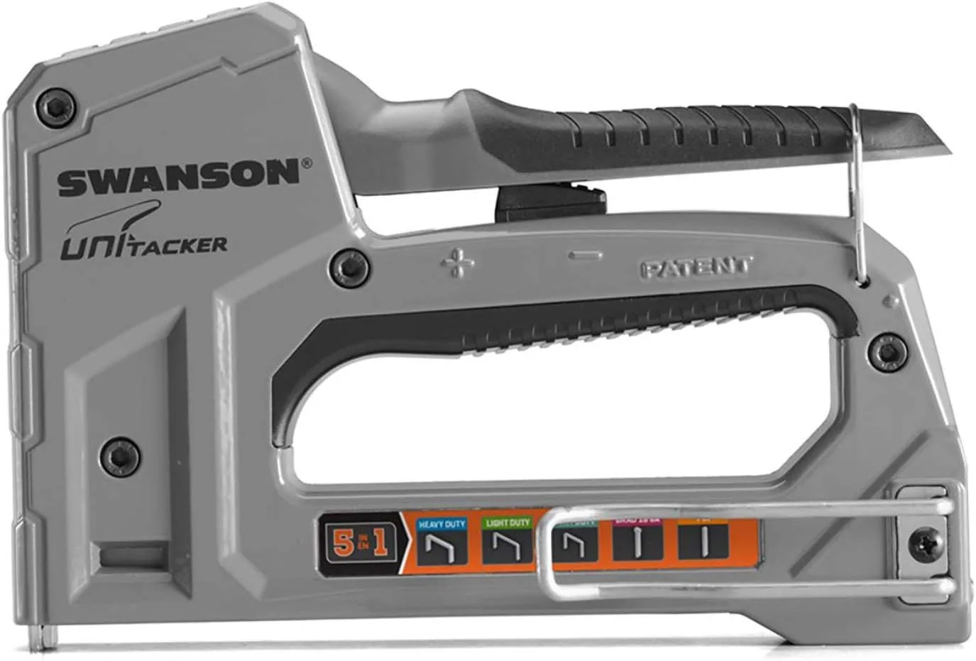 5in1 Aluminum Staple Gun uses Arrow T50 & JT21 Staples, 18G Brad Nails product image