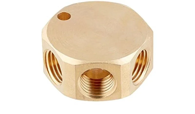 Powermate Air Manifold 3 way Hex 1/4 Inch Female Brass - Porter Cable product image