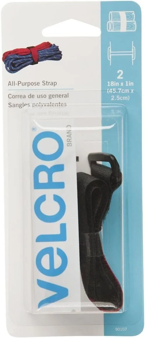 18 Inch x 1 Inch Black All Purpose Strap product image