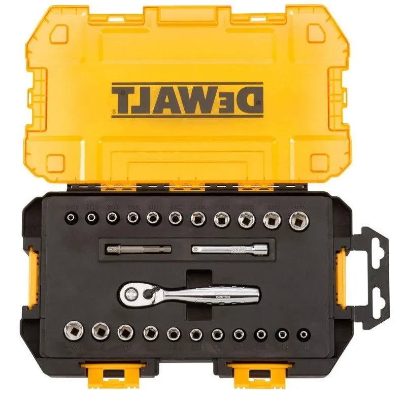 Tough Box 1/4 Inch Drive SAE/Metric Socket Set 25pc product image