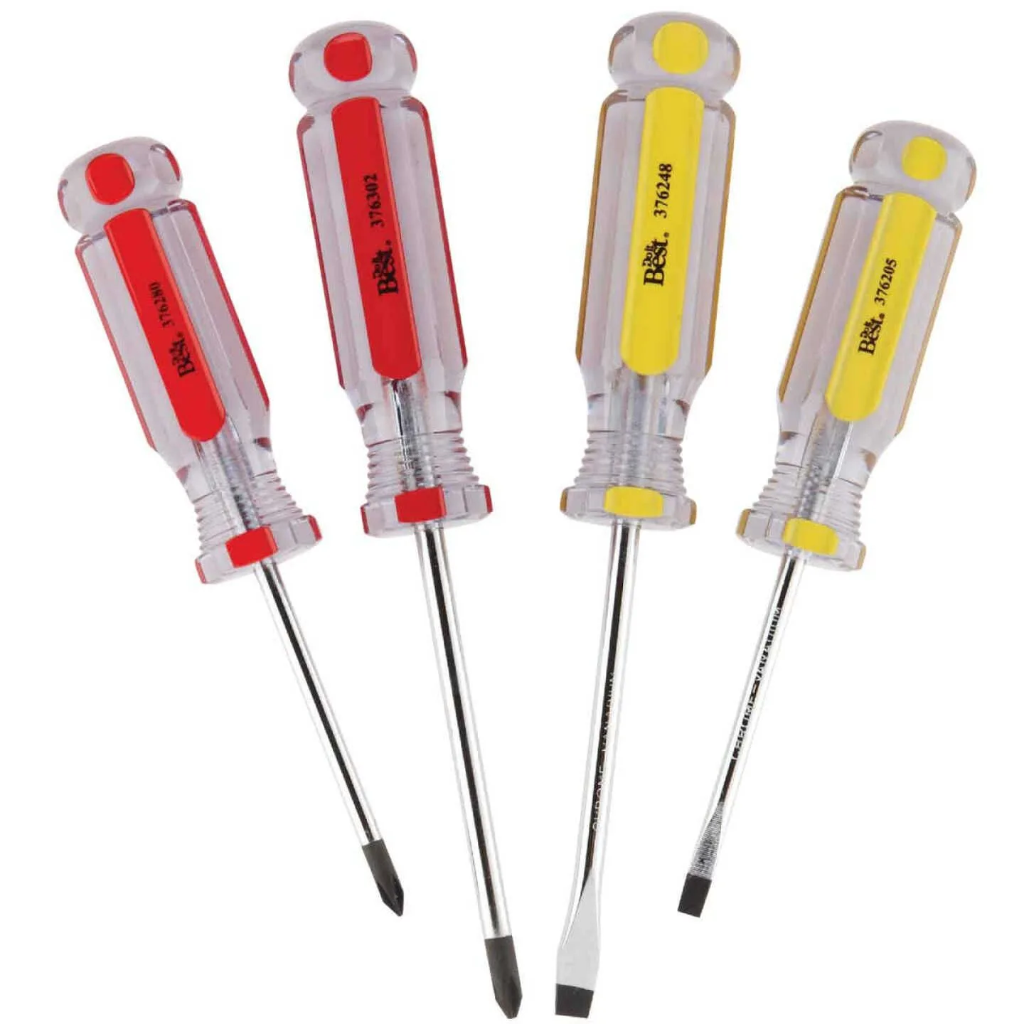 it Best Flat/Slotted & Phillips Screwdriver Set 4pc product image