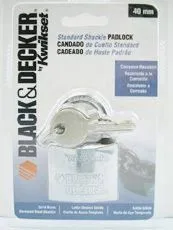 & Decker Black & Decker 40mm Stainless Steel Padlock product image