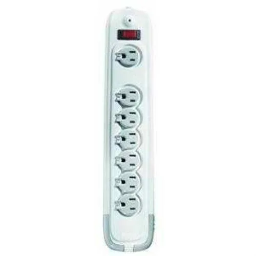7 Do it Best 7-Outlet 1500J Black Computer, Phone, Or Fax Surge Protector Strip 4' product image