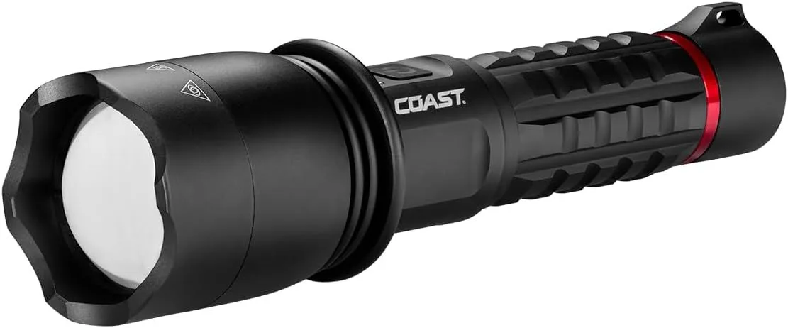 4000 Lumen USB-C Rechargeable LED Flashlight with Slide Focus 5 Modes product image