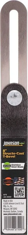 Structo Johnson Structo-Cast Sliding T-Bevel 8 Inch product image