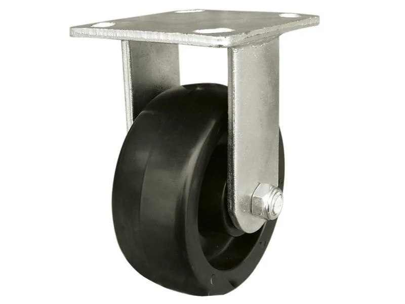 6 Inch Polypropylene Wheel Rigid Plate Caster 500 lb Load Capacity product image
