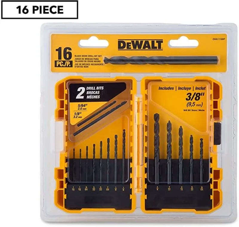 16pc Black Oxide Drill Set product image