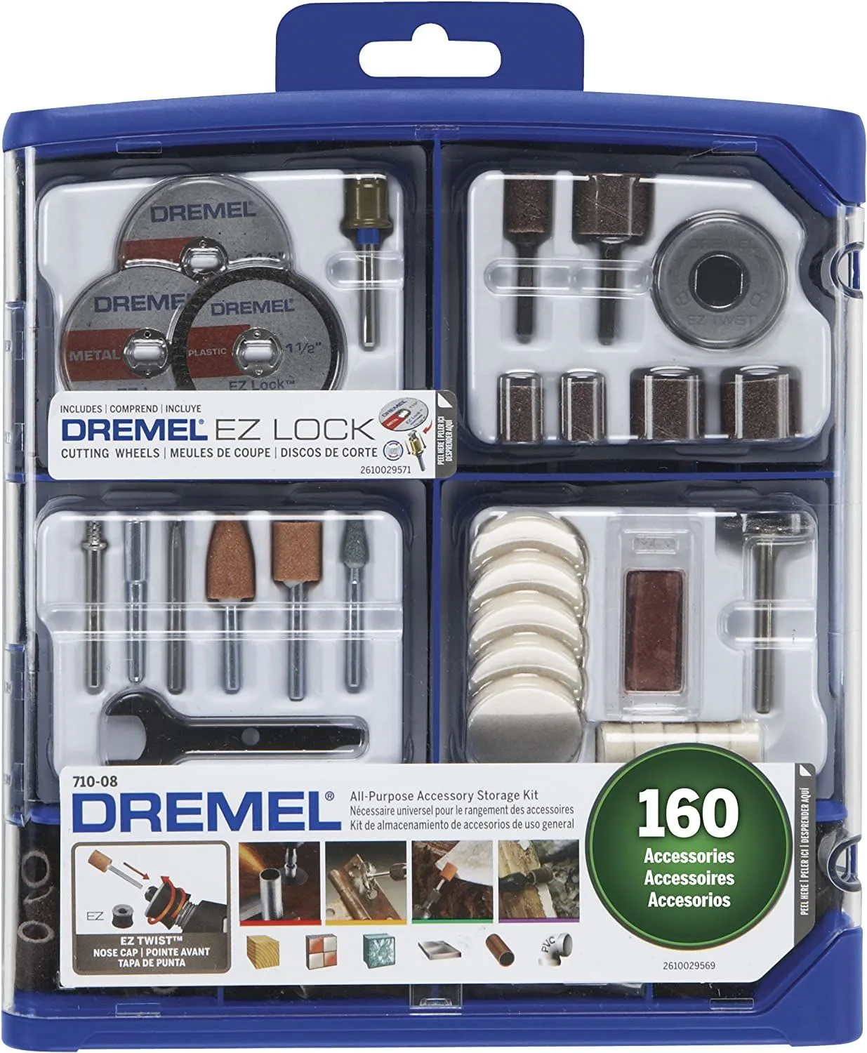 Rotary Tool Accessory Kit 160pc product image