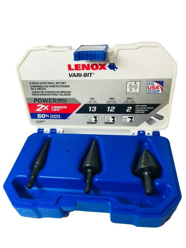 3pc Electrical Step Bit Set product image