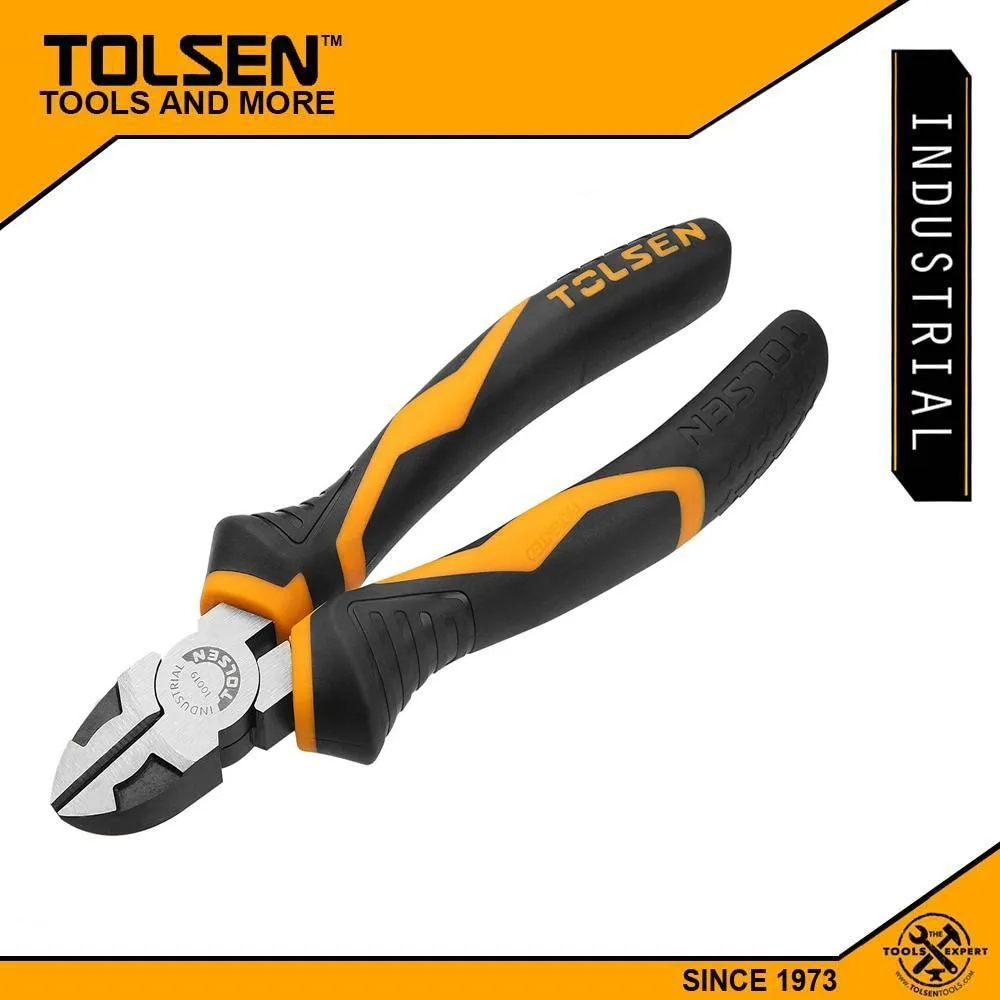 7 Inch Diagonal Cutting Pliers Cr-V Black Finish product image
