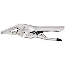 7 Inch Needle Nose Self Hanson 7 Inch Needle Nose Self-Adjusting Locking Pliers product image