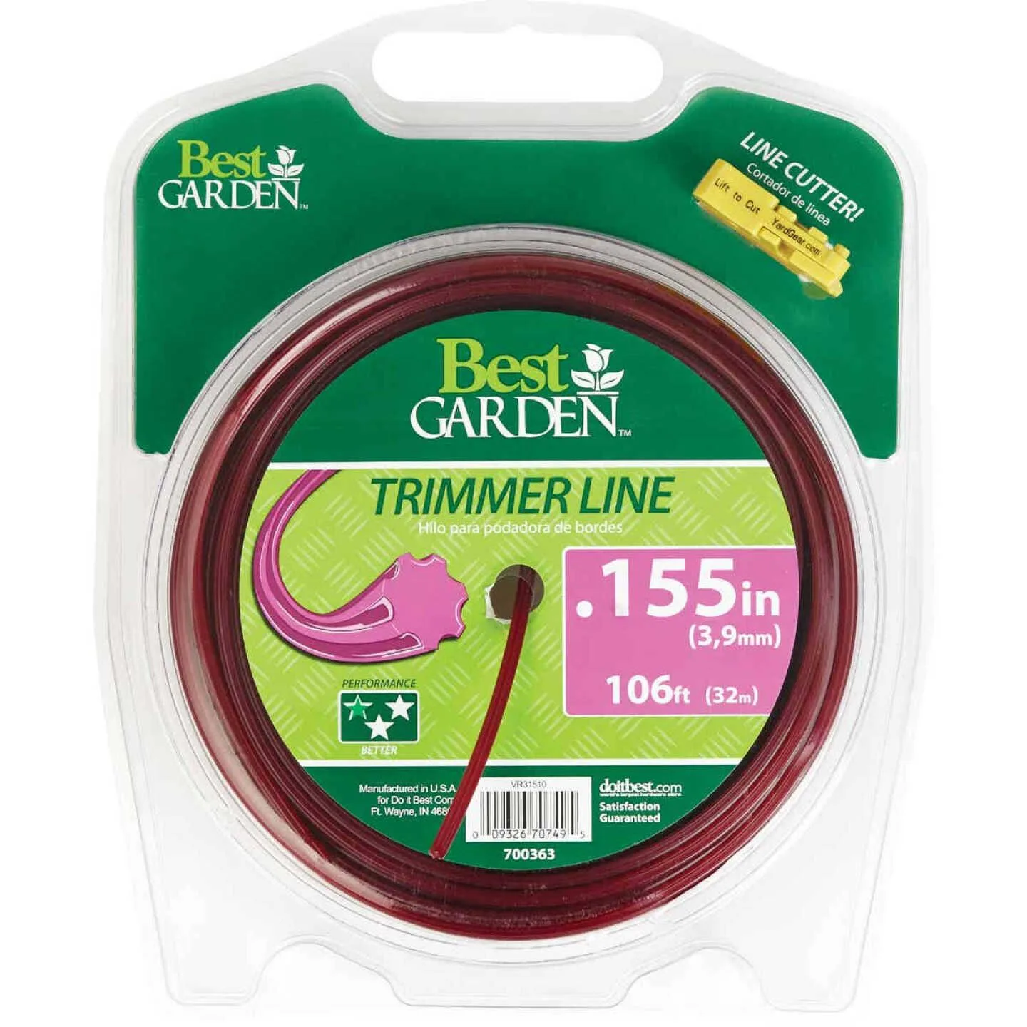 Garden 0.155 Inch x 106' 7 Best Garden 0.155 Inch x 106' 7-Point Trimmer Line product image